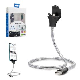 Hadron HD-4376 Micro Spiral Telefon Tutacaklı Şarj Kablosu