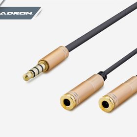 Hadron HD-4624 Mikrofon Kulaklık 2Aux to Aux Çevirici Adaptör