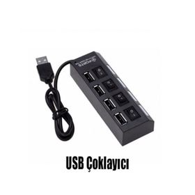Hadron HD102 4 Port Anahtarlı USB Çoklayıcı