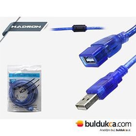 Hadron HD4249 M/F 3M Blue Usb Cable