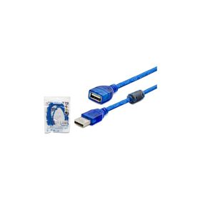Hadron HD4249 M/F 3M Blue Usb Cable