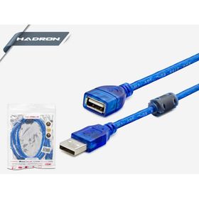Hadron HD4249 M/F 3M Blue Usb Cable