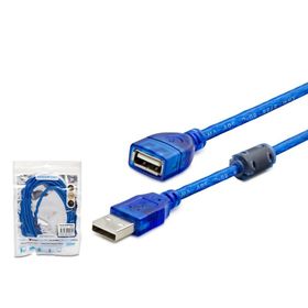 Hadron HD4249 M/F 3M Blue Usb Cable