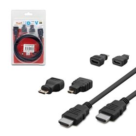 Hadron HD4576 Mini Mikro 3in 1 Set 1.2 m HDMI Kablo