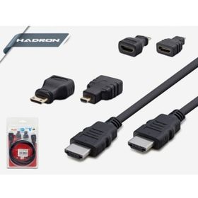Hadron HD4576 Mini Mikro 3in 1 Set 1.2 m HDMI Kablo