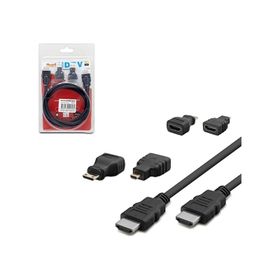 Hadron HD4576 Mini Mikro 3in 1 Set 1.2 m HDMI Kablo