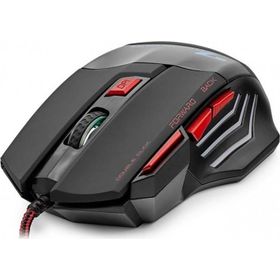 Hadron HDG30 3600DPI Ledli 1.44 mt USB Kablolu Siyah-Kırmızı Oyuncu Mouse