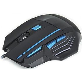 Hadron HDG30 3600DPI Ledli 1.44 mt USB Kablolu Siyah-Mavi Oyuncu Mouse