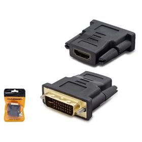 Hadron HDX1260 DVI M 24+5 HDMI F Siyah Dönüştürücü Adaptör