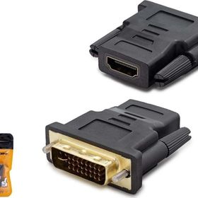 Hadron HDX1260 DVI M 24+5 HDMI F Siyah Dönüştürücü Adaptör