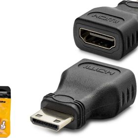 Hadron HDX1268 Mini HDMI M HDMI F Siyah Dönüştürücü Adaptör