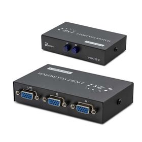 Hadron HDX1277 150 Mhz 2 Giriş 1 Çıkış Manuel Geçiş Vga Splitter