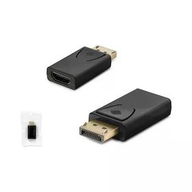 Hadron HDX1312 Displayport M HDMI F 4K 30Hz Siyah Dönüştürücü Adaptör
