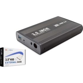 Hadron HDX1756 USB 3.0 Sata 3.5 inç Metal Kasa Siyah Hard Disk Kutusu