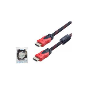 Hadron HDX2002 5 mt Kırmızı Plastik HDMI Kablo