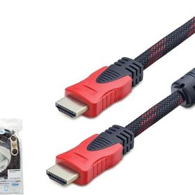Hadron HDX2002 5 mt Kırmızı Plastik HDMI Kablo