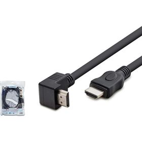 Hadron HDX2016 V1.4 1.5 mt L Tip Siyah HDMI Kablo