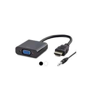 Hadron HDX2019 VGA To HDMI Dönüştürücü Siyah Kablo