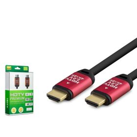 Hadron HDX2038 4K 60Hz 3D HDR V2.0 3 mt Siyah-Kırmızı HDMI Kablo