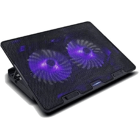 Hadron HDX4252 Siyah Ledli Çift Fanlı Notebook Soğutucu