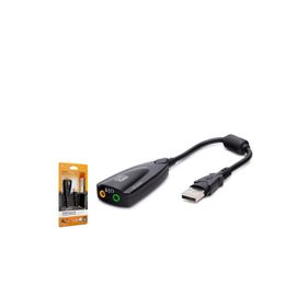 Hadron HDX5254 7.1 Sanal Surround Ses Çıkışlı 5HV2 Harici Siyah USB Ses Kartı