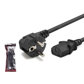 Hadron HDX5529 1 mm 500W 1.5 mt Siyah Güç Kablosu