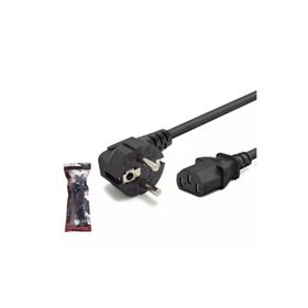 Hadron HDX5529 1 mm 500W 1.5 mt Siyah Güç Kablosu