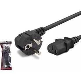 Hadron HDX5529 1 mm 500W 1.5 mt Siyah Güç Kablosu