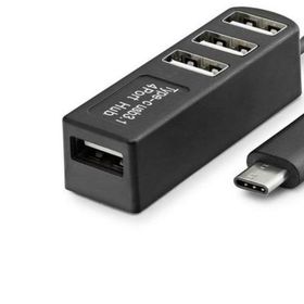 Hadron HDX7015 Type-C 3.1 4XUSB 3.0 HUB Telefon Uyumlu Siyah Type-C Çoklayıcı