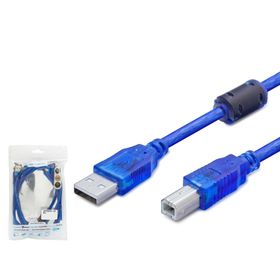 Hadron HDX7502 USB-A M USB-B M 3 mt Mavi Yazıcı Kablosu