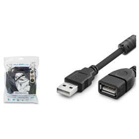 Hadron HDX7521 USB-A F USB-A M 5 mt Siyah USB Uzatma Kablosu