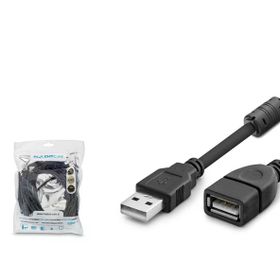 Hadron HDX7542 USB-A F USB-A M 3 mt Siyah USB Uzatma Kablosu