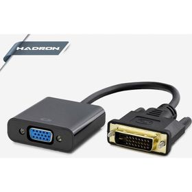 Hadron HDX7781 VGA/AV To VGA To DVI Dönüştürücü Siyah Kablo