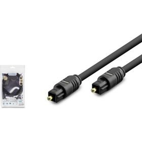 Hadron HDX7805 1.5 mt Fiber Optik Siyah Ses Kablosu