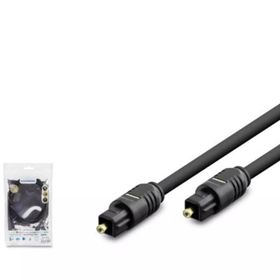 Hadron HDX7805 1.5 mt Fiber Optik Siyah Ses Kablosu