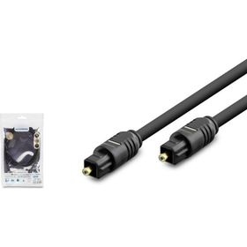 Hadron HDX7805 1.5 mt Fiber Optik Siyah Ses Kablosu