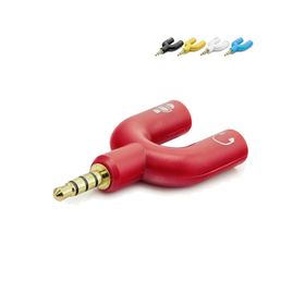 Hadron HN4612K Mikrofon Kulaklık 2 lİ Çoğaltıcı Adaptör