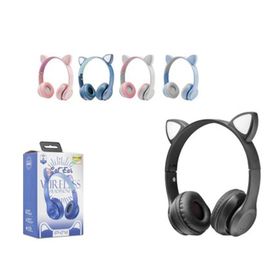 Hadron P47M Bluetooth 5.0 Kedi Tasarımlı Işıklı Kulaklık