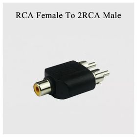 Hadron RCA Erkek 2 RCA Dişi Çevirici