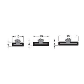 Hafele 10x4x2100 mm Kahve Yangın Duman Fitili