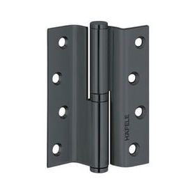 Hafele 120 mm Sağ Mat Siyah Binili Çelik Yaprak Menteşe