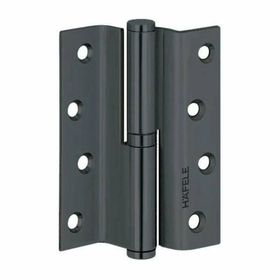 Hafele 120 mm Sağ Mat Siyah Binili Çelik Yaprak Menteşe