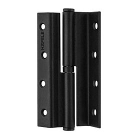 Hafele 120 mm Sağ Mat Siyah Binili Çelik Yaprak Menteşe