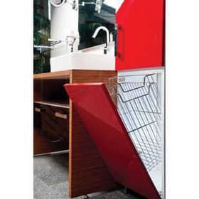 Hafele 330x290x500 mm Parlak Krom Renk Çamaşır Sepeti