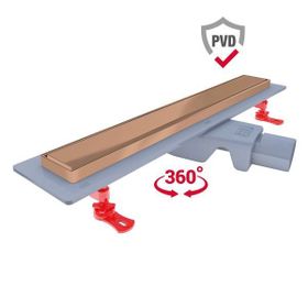Hafele 400 mm Parlak Rose Flowline Duş Kanalı