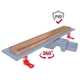 Hafele 400 mm Parlak Rose Flowline Duş Kanalı
