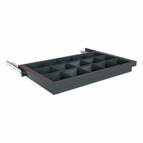 Hafele 600 mm Antrasit Dress Line Bölmeli Çekmece