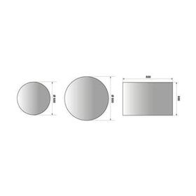 Hafele 600x800 mm Oasis Led Buğu Çözücülü Banyo Aynası
