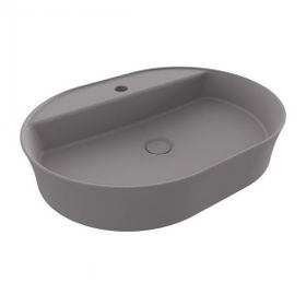 Hafele Bonita OB 600x450 mm Mat Gri Banyo Lavabosu