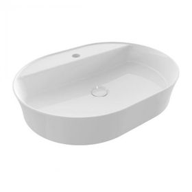 Hafele Bonita OB 600x450 mm Parlak Beyaz Banyo Lavabosu